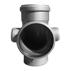 Крестовина внутренняя Sinikon двухсторонняя d=110х50х110мм, 87 градусов