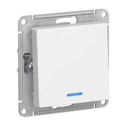 Выключатель с/у Atlasdesign ATN000113, 1 клавиша, с/инд, белый