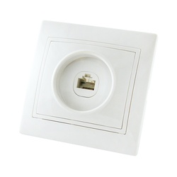 Розетка телефонная RJ-11 с/у TDM Таймыр SQ1814-0020, белая