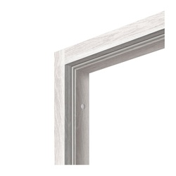 Брус коробочный Olovi, экошпон, с уплотнителем, дуб снежный, б/ф (28х70х2050 мм)