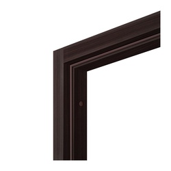 Брус коробочный Olovi, экошпон, с уплотнителем, венге, б/ф (28х70х2050 мм)