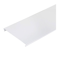 Рейка потолочная бесщелевого типа S-100 белый 100х4000 мм