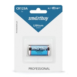 Батарейка литиевая Smartbuy, тип CR123A, 3В