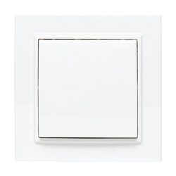 Переключатель перекрестный с/у Минск ERV10-125-10, 1 клавиша, б/инд, белый