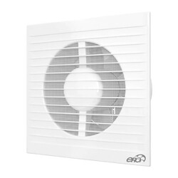 Вентилятор вытяжной Era 125 E125S, 140 м3/ч, c антимоскитной сеткой