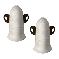 Угол внешний Ideal Классик, ясень белый, 55 мм (20 шт)