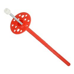 Дюбель-гвоздь для изоляции 10х260 мм (400 шт) с металлическим гвоздем и термоголовкой ГОСТ