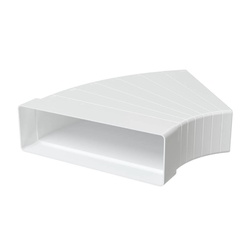 Колено горизонтальное разноугловое Era 620КРП, 60х204 мм