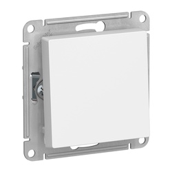 Переключатель с/у Atlasdesign ATN000171, 1 клавиша, б/инд, белый