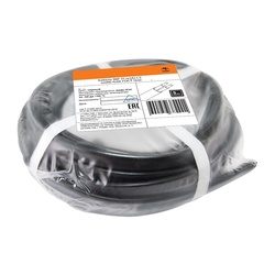 Кабель ВВГ-Пнг(А)-LS 2х1,5мм2, черный (бухта-5 п.м.) ГОСТ 31996-2012