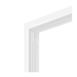 Брус коробочный Olovi с уплотнителем, эмалит белый, б/ф (28х70х2050 мм)