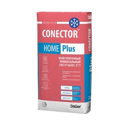 Клей плиточный универсальный Dauer Connector Home Plus зимний -10С С1 Т (25 кг)